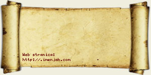 Jefimija Stajkić vizit kartica